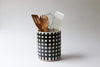 Utensil Holder - Black + White