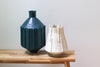 Tall Pinched Vase - Salt