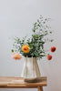 Tall Pinched Vase - Salt