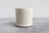 Round Pinched Planter with Plate - Seafoam