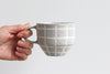 Matte Grid Mug - Fog