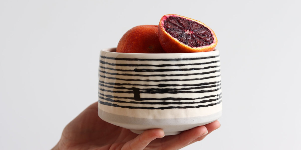 Ebb & Flow Striped Mug - Swell – Elizabeth Benotti Ceramics