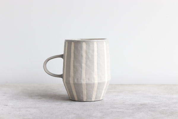 Ebb & Flow Striped Mug - Swell – Elizabeth Benotti Ceramics
