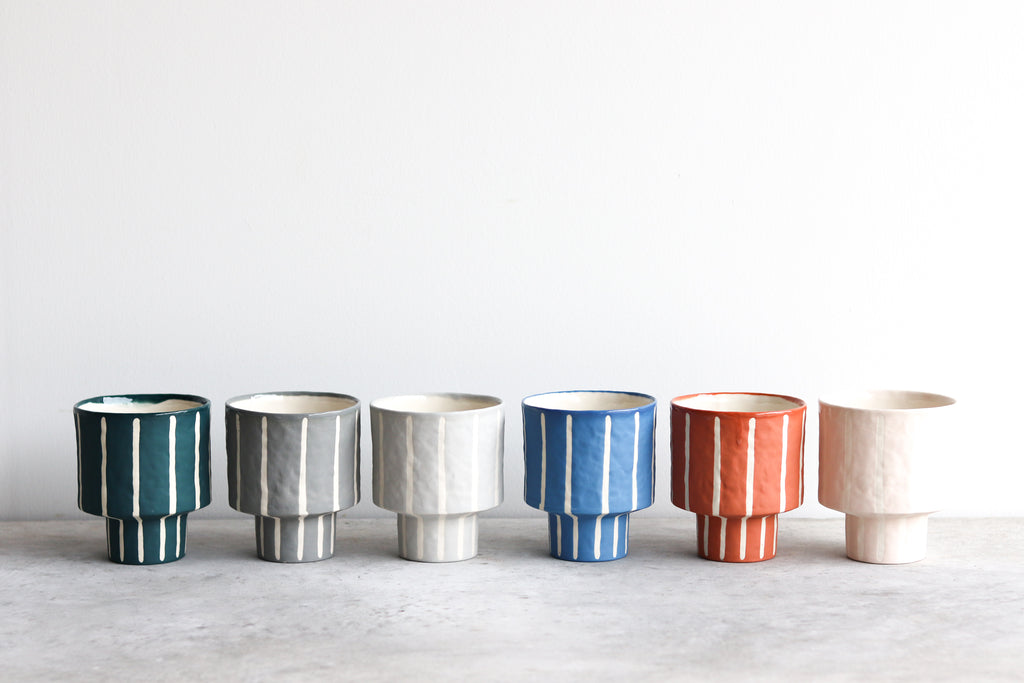 Pinstripe Planter